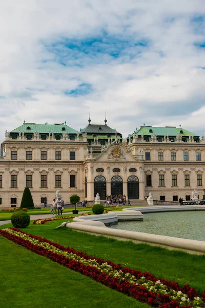 Μαΐου 2019 Βιέννη Αυστρία Famous Schloss Belvedere Μια Συννεφιασμένη Μέρα — Φωτογραφία Αρχείου