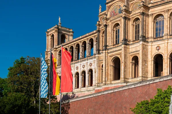 Mayo 2019 Múnich Alemania Maximilianeum Fue Construido Como Hogar Una —  Fotos de Stock