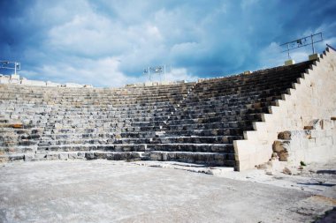 Ancient Kourion Theatre at Kourion ruins, Cyprus