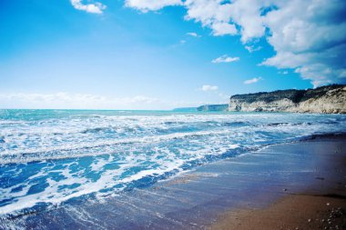 Beautiful view of Kourion beach, Limassol