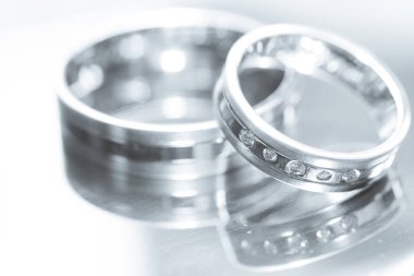 Evlilik aşkları arka planda. Arkaplan tasarımı için ikinci halka evliliği. 