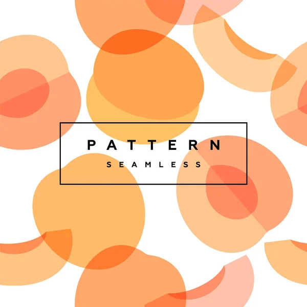 Apricot Seamless Pattern Fruit Background Transparent Fruits Frame Text Separate — Stock Vector