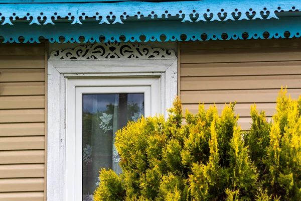 Old Wooden House Village Ukrainian Country Sweden — Stock fotografie