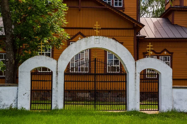 Old Wooden House City — Stock Photo, Image