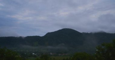 A stunning timelapse of fog passing over the Blue Ridge Mountains during sunrise. High quality 4k footage