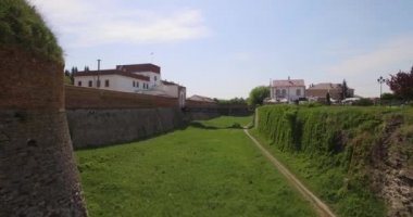 Dubno Kalesi, Ukrayna. Yüksek kalite 4k görüntü