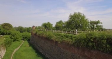 Dubno Kalesi, Ukrayna. Yüksek kalite 4k görüntü