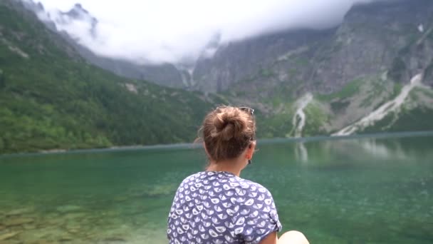 Parc National Des Tatra Pologne Montagnes Célèbres Lac Morskie Oko — Video