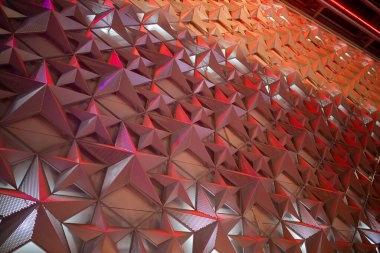 Dubai, Birleşik Arap Emirlikleri - 06 Kasım 2021: Amerika Birleşik Devletleri Pavyonu (ABD) Gece Fuarı Al Foshan İlçesi 'ne gelecekteki yeniliklerle ilgili küresel bir etkinlik