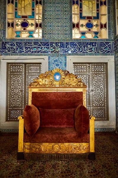 Стамбул Турция Октября 2019 Года Интерьер Багдадского Павильона Дворце Топкапы — стоковое фото