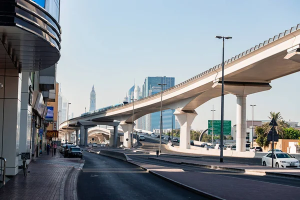 Dubái Emiratos Árabes Unidos Noviembre 2021 Metro Dubái Emiratos Árabes — Foto de Stock