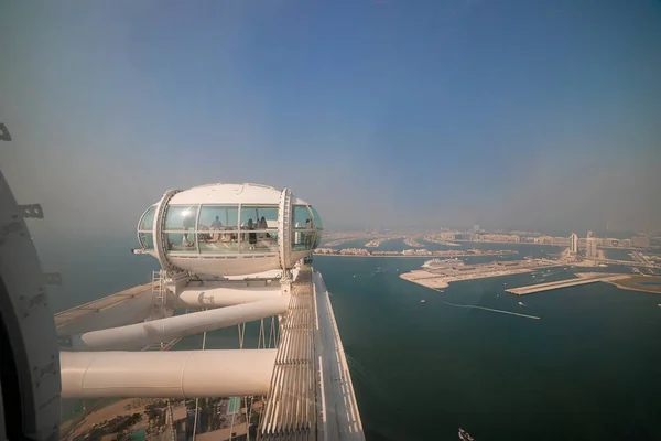 Dubai Oae November 2021 View Palm Jumeirah Cabin Ain Eye — стокове фото