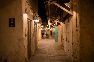 Dubai, BAE, 07 Kasım 2021: Al Seef Meraas Dubai-eski tarihi bölge.