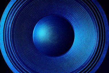 Üst düzey hoparlör. Müzik stüdyosu hoparlörü. Ses kayıt stüdyosu için ses sistemi. Profesyonel hoparlör kutusu. Ev sineması için ses ekipmanı. Elektronik müzik konsepti.