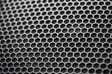 hoparlör şebekesi. Akustik sistemin ızgara dokusu