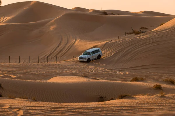 Noviembre 2021 Emiratos Árabes Unidos Dubai Desert Safari Largo Las — Foto de Stock