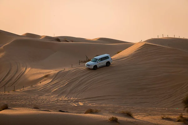 November 2021 Förenade Arabemiraten Dubai Desert Safari Längs Sanddynerna Dubai — Stockfoto