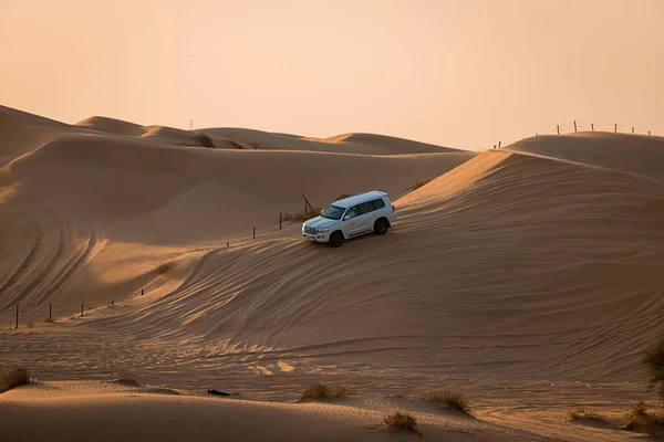 Noviembre 2021 Emiratos Árabes Unidos Dubai Desert Safari Largo Las — Foto de Stock