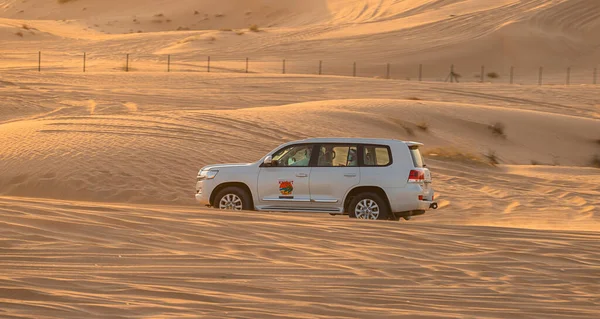 Noviembre 2021 Emiratos Árabes Unidos Dubai Desert Safari Largo Las — Foto de Stock