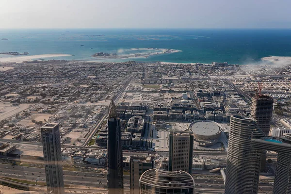 Cityscape Dubai View Downtown Top Burj Khalifa — стокове фото