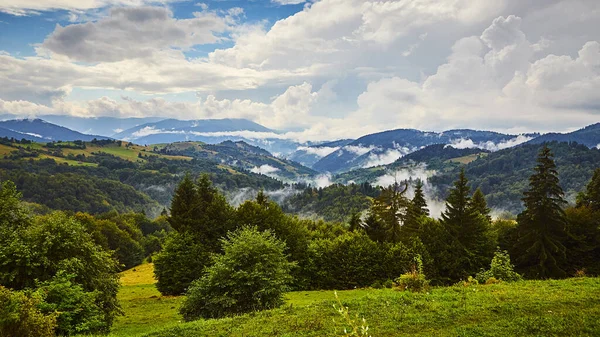 Synevyr Geçidinden Ukrayna Nın Transcarpathian Bölgesinin Mizhhirya Ilçesindeki Ulusal Doğal — Stok fotoğraf