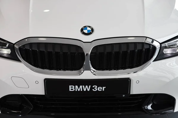 Vinnitsa Ukraine Février 2021 Gros Plan Sur Bmw Series Présentation — Photo