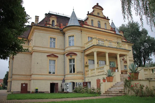 Palácio Neo Renascentista 1875 Makowice Perto Widnica Polônia Província Baixa — Fotografia de Stock