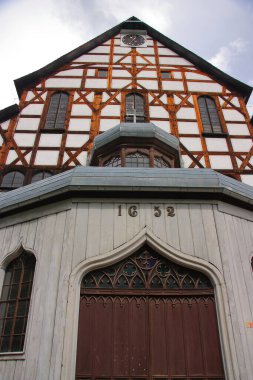 Barok Barış Kilisesi. 1657 'den beri widnica' da Kutsal Üçleme