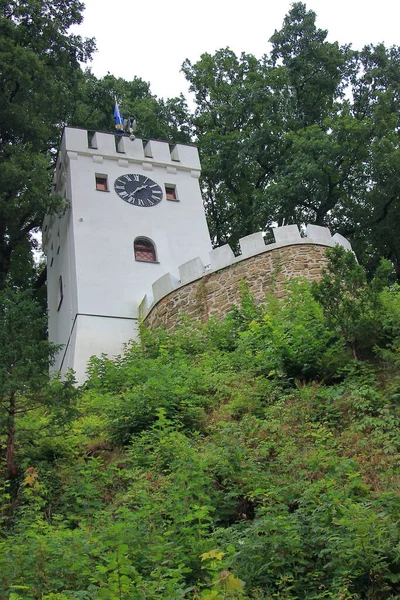 Neo Gotische Anna Klokkentoren Szczawno Zdrj Polen — Stockfoto