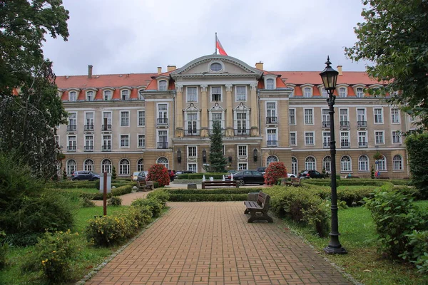 Lázeňský Dům Szczawno Zdrj Polsko Provincie Dolní Slezsko Dříve Grand — Stock fotografie