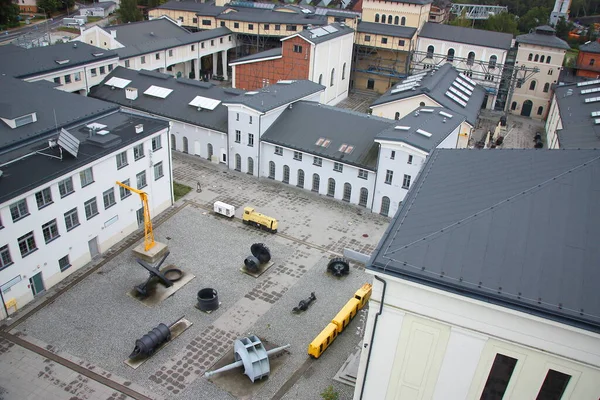 Old Mine Science Art Center Wabrzych Polonia Estableció Las Instalaciones — Foto de Stock