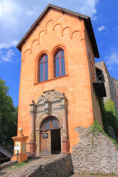 Grodno Kasteel Zagrze Lskie Polen Gelegen Top Van Choina Berg — Stockfoto