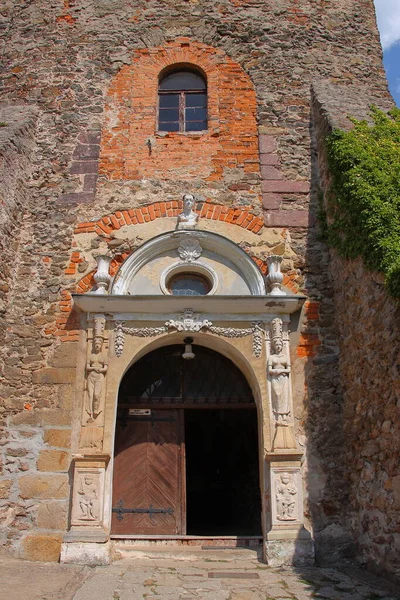 Grodno Kasteel Zagrze Lskie Polen Gelegen Top Van Choina Berg — Stockfoto