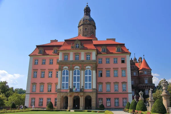 Κάστρο Ksiaz Βρίσκεται Στο Wabrzych Οδοντόκρεμα Πολωνία Χτίστηκε Τον 13Ο — Φωτογραφία Αρχείου