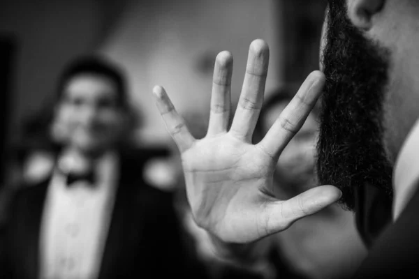 Рука Танцюючого Гостя Церемонії Одруження — стокове фото