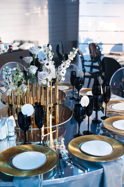 Table Set Wedding Another Catered Event Dinner — Stock Photo, Image