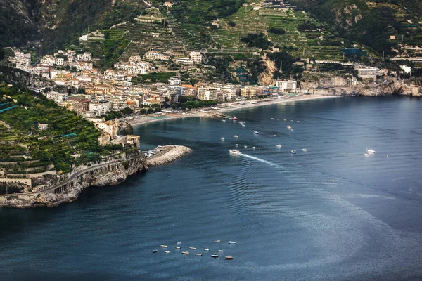 Vista Desde Ravello Hasta Costa Amalfi — Foto de Stock