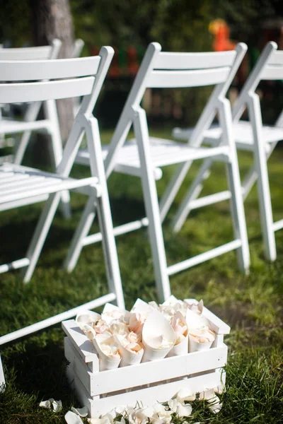 Flowers Wedding Ceremony Close — Stock Photo, Image