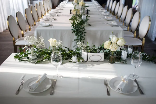 Decorated Served Table Wedding Party Other Event — Photo