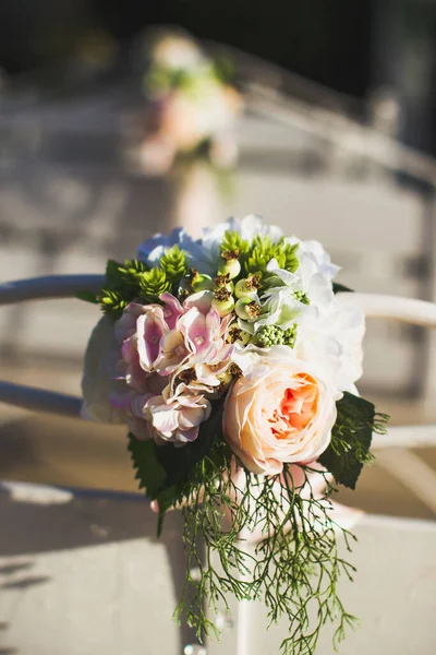 Beautiful Delicate Flowers Wedding Ceremony —  Fotos de Stock