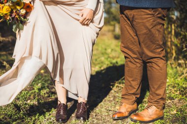 Gelin ve damat düğün töreninde..