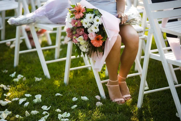 Guest Bouquet Wedding Ceremony — Stock Photo, Image