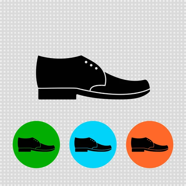 Men Shoe Simple Transparent Icon Icons Men Boots Isolated Vector — Stock Vector