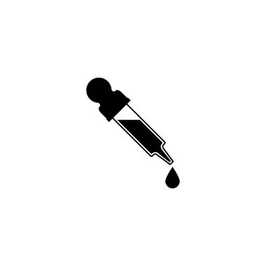 Damlalı boru damlası ikonu. Beyaz arkaplan üzerinde vektör illüstrasyon ve clipart.