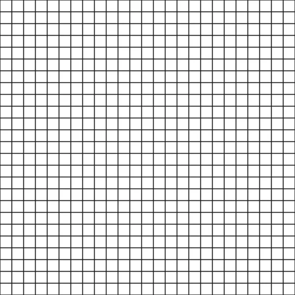 Белые Маленькие Квадратики Плитки Фон Черными Горизонтальными Вертикальными Линиями Бесшовный — стоковый вектор