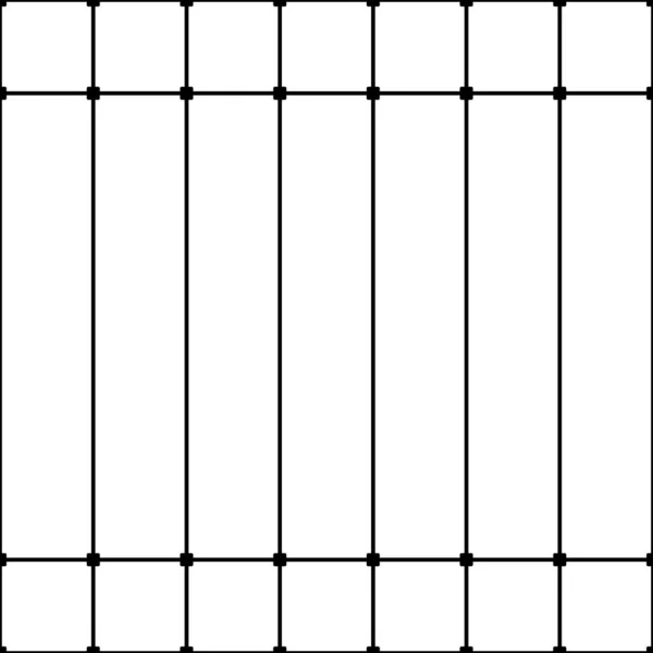Черно Белые Пересекли Тонкие Линии Бесшовный Повторяющийся Рисунок Квадратами Редактируемый — стоковый вектор