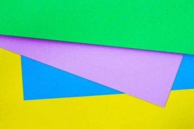 Purple, green, blue and yellow background. Colofrul paper.