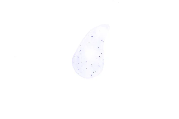 Esfoliação Amostra com uma tonalidade violeta isolada sobre fundo branco. — Fotografia de Stock
