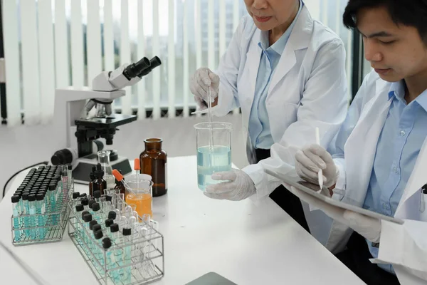 Health Care Researchers Working Life Medical Science Laboratory — Stock Photo, Image