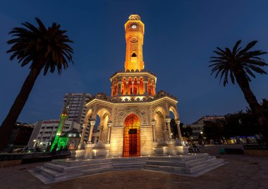 Konak kare saat kulesi, İzmir.